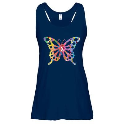 No One Fight Alone Butterfly All Cancer Matters Cancer Ladies Essential Flowy Tank