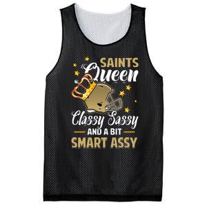 New Orleans Football Queen Classy Sassy And A Bit Smart Mesh Reversible Basketball Jersey Tank