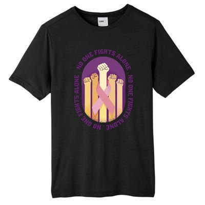 No One Fights Alone Breast Cancer Tall Fusion ChromaSoft Performance T-Shirt