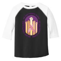 No One Fights Alone Breast Cancer Toddler Fine Jersey T-Shirt