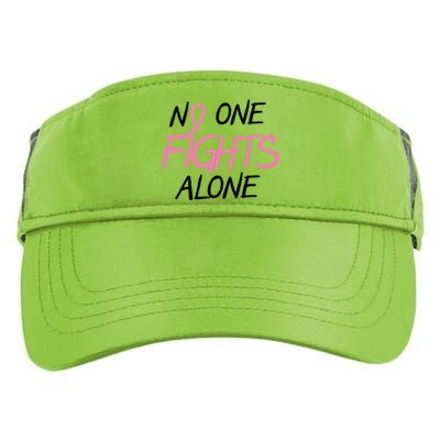 No One Fights Alone Breast Cancer Adult Drive Performance Visor