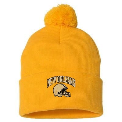 New Orleans Football Pom Pom 12in Knit Beanie