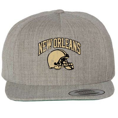 New Orleans Football Wool Snapback Cap