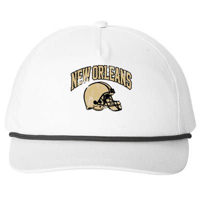 New Orleans Football Snapback Five-Panel Rope Hat