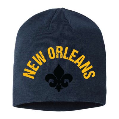 New Orleans Fleurdelis Fleurdelys Design New Orleans Sustainable Beanie