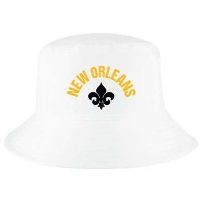 New Orleans Fleurdelis Fleurdelys Design New Orleans Cool Comfort Performance Bucket Hat
