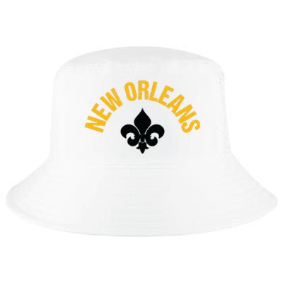 New Orleans Fleurdelis Fleurdelys Design New Orleans Cool Comfort Performance Bucket Hat