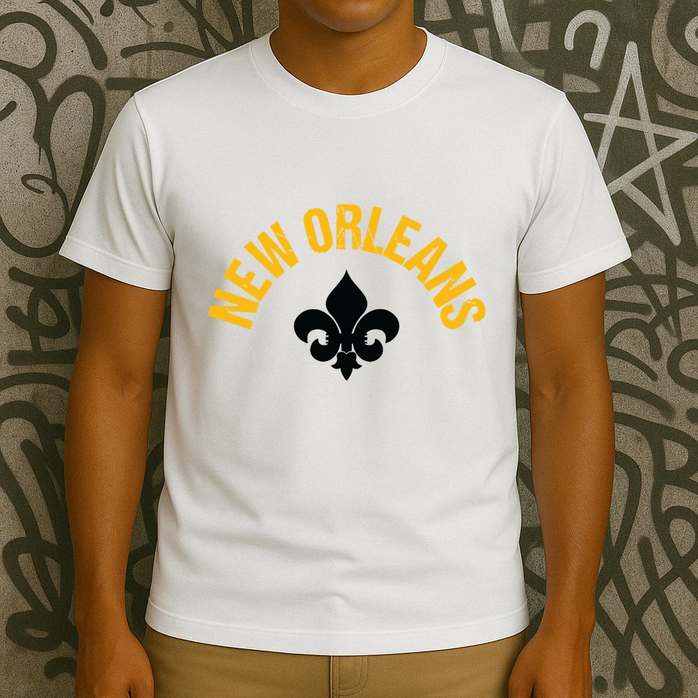New Orleans Fleurdelis Fleurdelys Design New Orleans T-Shirt