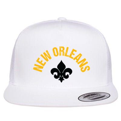 New Orleans Fleurdelis Fleurdelys Design New Orleans Flatbill Hat