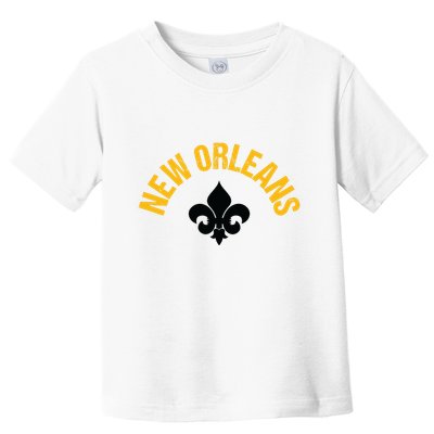 New Orleans Fleurdelis Fleurdelys Design New Orleans Toddler T-Shirt