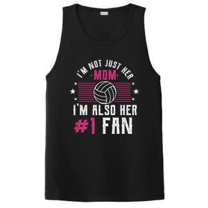 Number One Fan Volleyball Mom Gift Design Idea Design Gift PosiCharge Competitor Tank