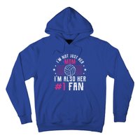 Number One Fan Volleyball Mom Gift Design Idea Design Gift Hoodie