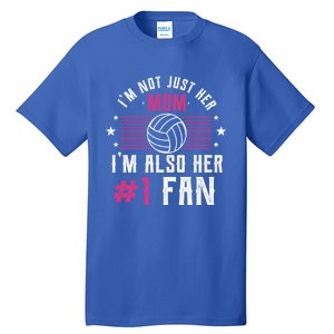 Number One Fan Volleyball Mom Gift Design Idea Design Gift Tall T-Shirt