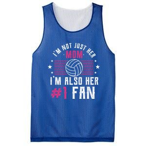 Number One Fan Volleyball Mom Gift Design Idea Design Gift Mesh Reversible Basketball Jersey Tank