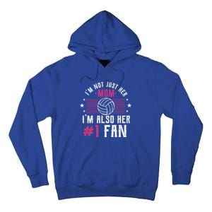 Number One Fan Volleyball Mom Gift Design Idea Design Gift Tall Hoodie