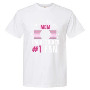 Number One Fan Volleyball Mom Gift Design Idea Design Gift Garment-Dyed Heavyweight T-Shirt