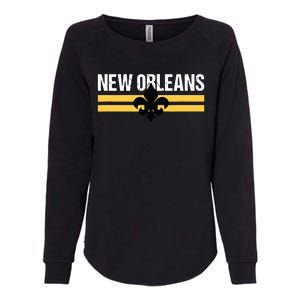 New Orleans Fleurdelis Fleurdelys Lily Icon New Orlean Womens California Wash Sweatshirt