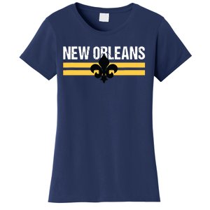 New Orleans Fleurdelis Fleurdelys Lily Icon New Orlean Women's T-Shirt