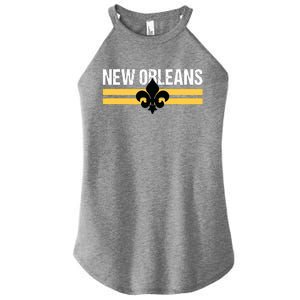 New Orleans Fleurdelis Fleurdelys Lily Icon New Orlean Women's Perfect Tri Rocker Tank