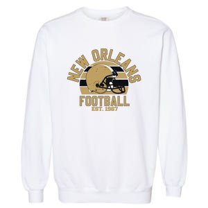 New Orleans Football Est 1967 Team Supporter Garment-Dyed Sweatshirt