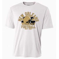 New Orleans Football Est 1967 Team Supporter Cooling Performance Crew T-Shirt