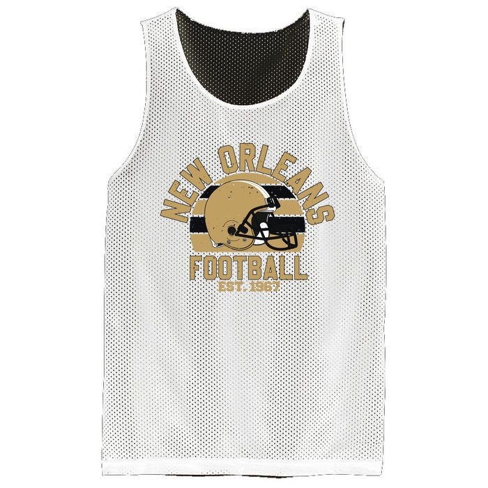 New Orleans Football Est 1967 Team Supporter Mesh Reversible Basketball Jersey Tank