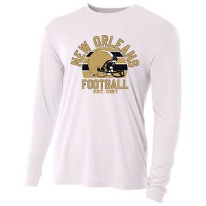 New Orleans Football Est 1967 Team Supporter Cooling Performance Long Sleeve Crew