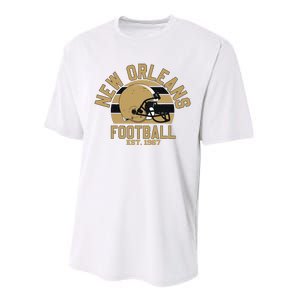 New Orleans Football Est 1967 Team Supporter Performance Sprint T-Shirt