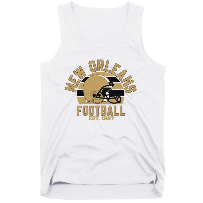 New Orleans Football Est 1967 Team Supporter Tank Top