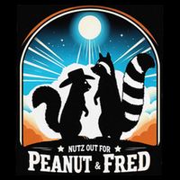 Nutz Out For Peanut & Fred Flat Bill Trucker Hat