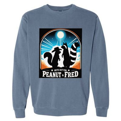 Nutz Out For Peanut & Fred Garment-Dyed Sweatshirt