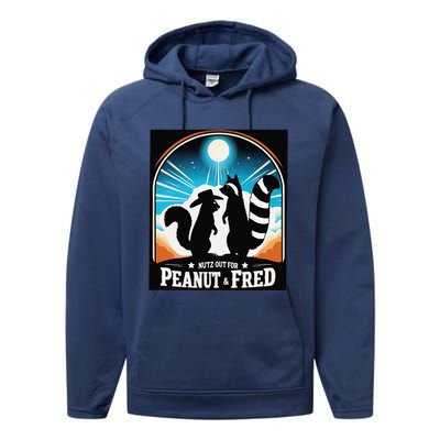 Nutz Out For Peanut & Fred Performance Fleece Hoodie