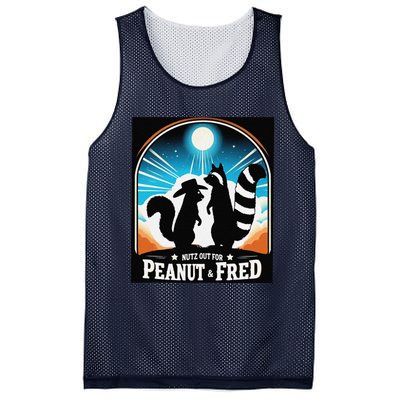 Nutz Out For Peanut & Fred Mesh Reversible Basketball Jersey Tank