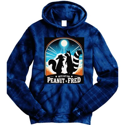 Nutz Out For Peanut & Fred Tie Dye Hoodie