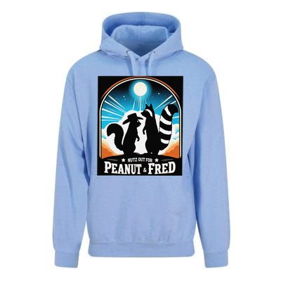 Nutz Out For Peanut & Fred Unisex Surf Hoodie