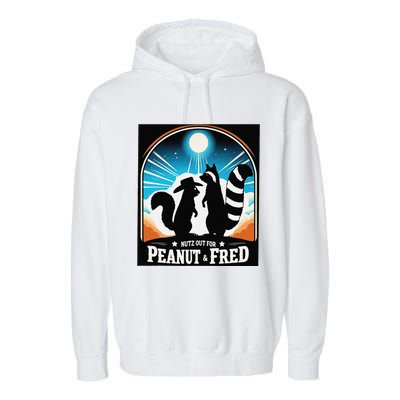 Nutz Out For Peanut & Fred Garment-Dyed Fleece Hoodie