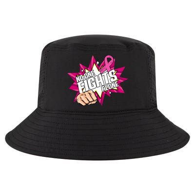 No One Fights Alone Breast Cancer Awareness Cool Comfort Performance Bucket Hat