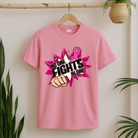 No One Fights Alone Breast Cancer Awareness T-Shirt