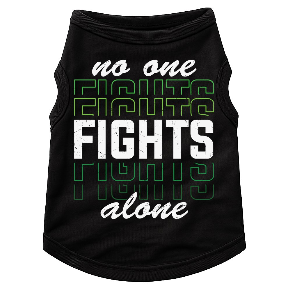No One Fights Alone Mental Health Awareness Doggie Tank