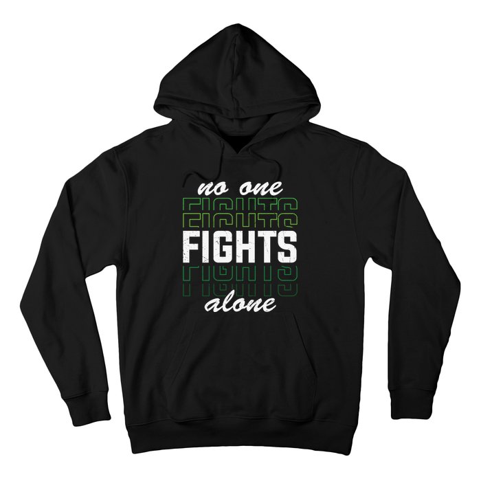 No One Fights Alone Mental Health Awareness Hoodie