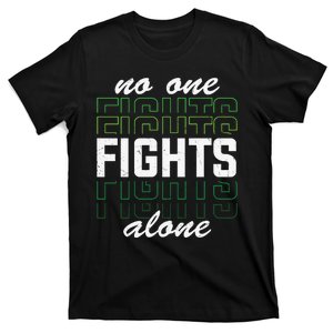 No One Fights Alone Mental Health Awareness T-Shirt