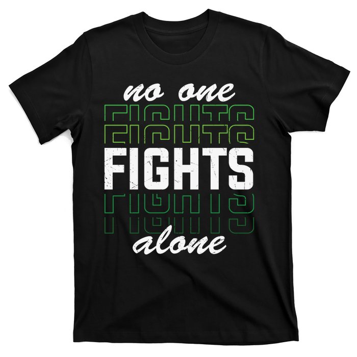 No One Fights Alone Mental Health Awareness T-Shirt