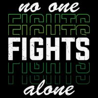 No One Fights Alone Mental Health Awareness Sustainable Bucket Hat