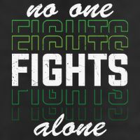 No One Fights Alone Mental Health Awareness Adult Drive Performance Visor