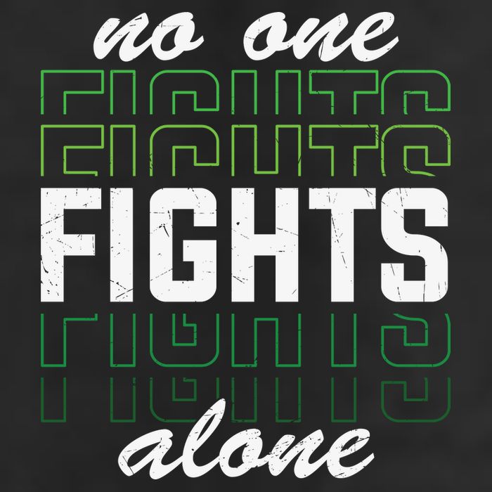 No One Fights Alone Mental Health Awareness Adult Drive Performance Visor