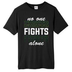 No One Fights Alone Mental Health Awareness Tall Fusion ChromaSoft Performance T-Shirt