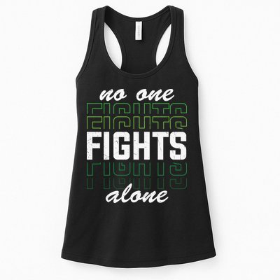 No One Fights Alone Mental Health Awareness Womens Tank Top