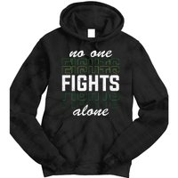 No One Fights Alone Mental Health Awareness Tie Dye Hoodie