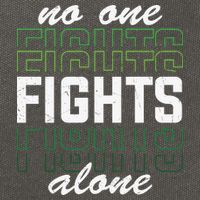 No One Fights Alone Mental Health Awareness Cotton Canvas Backpack