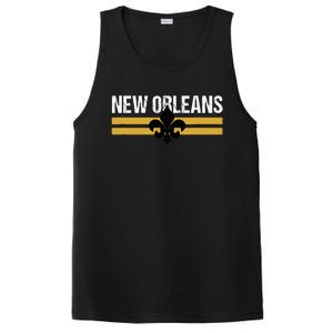 New Orleans Fleurdelis Fleurdelys Lily Icon New Orlean PosiCharge Competitor Tank